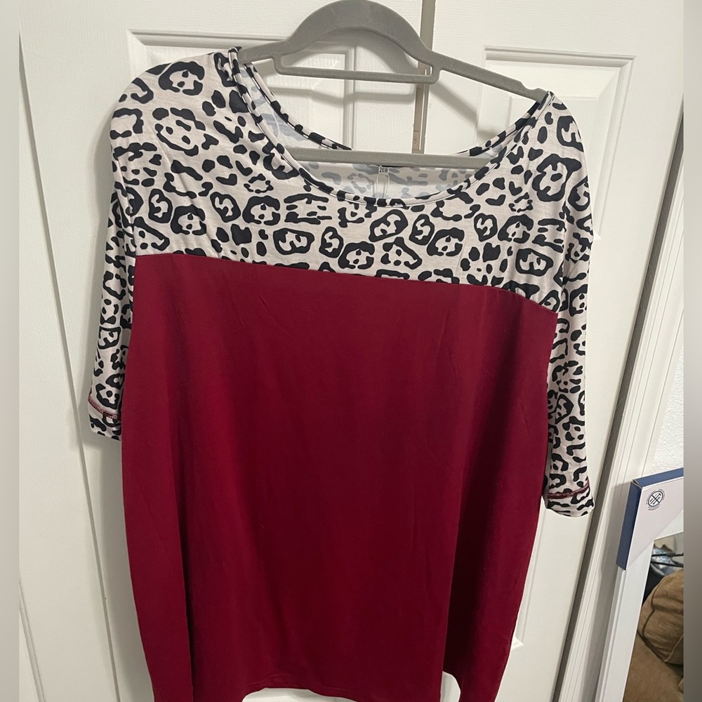 Plus size casual top